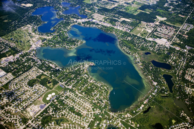 Union Lake in Oakland County, Michigan